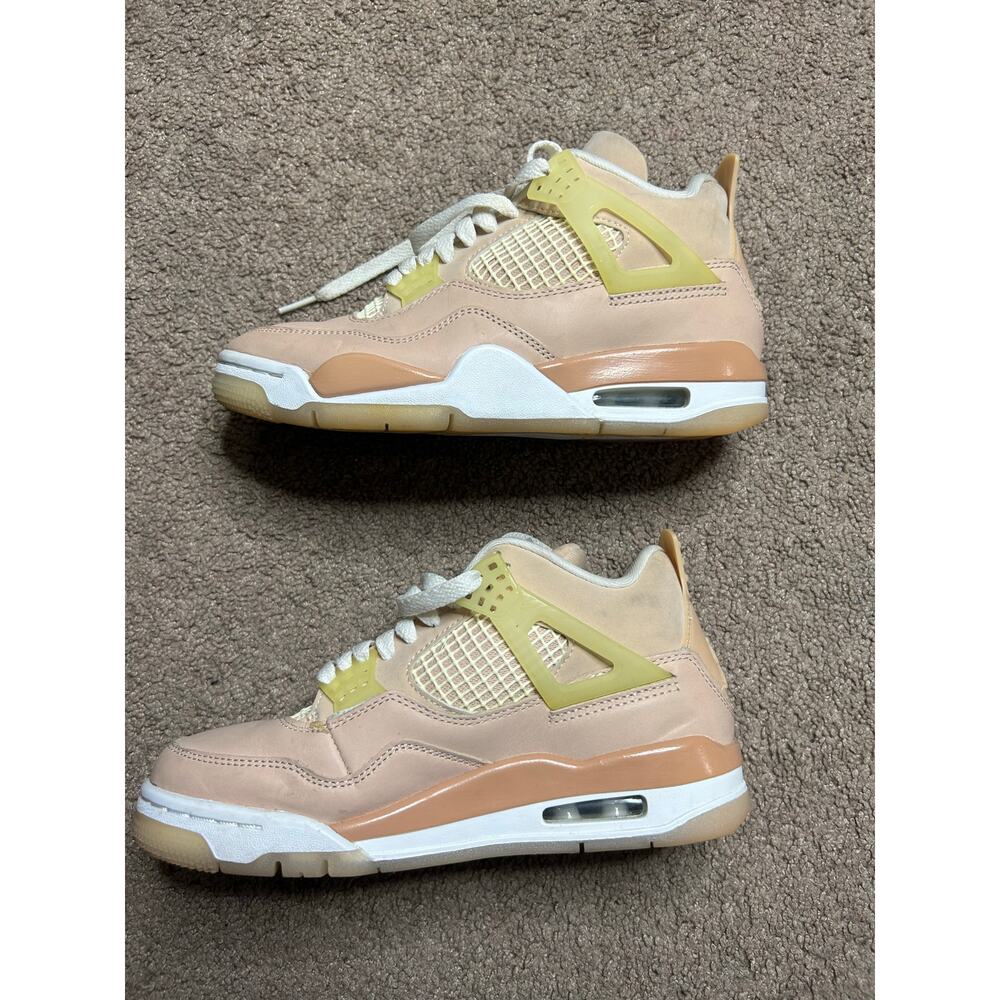 U.S. Size 6 - Jordan 4 Retro Shimmer W Pink/Beige White UK 3.5 DJ0675-200
